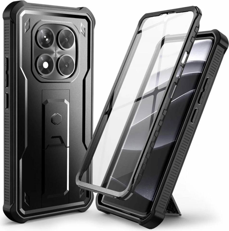 Mbështjellës Tech-Protect Kevlar Pro për Xiaomi Redmi Note 14 Pro 5G / Poco X7 5G, i zi
