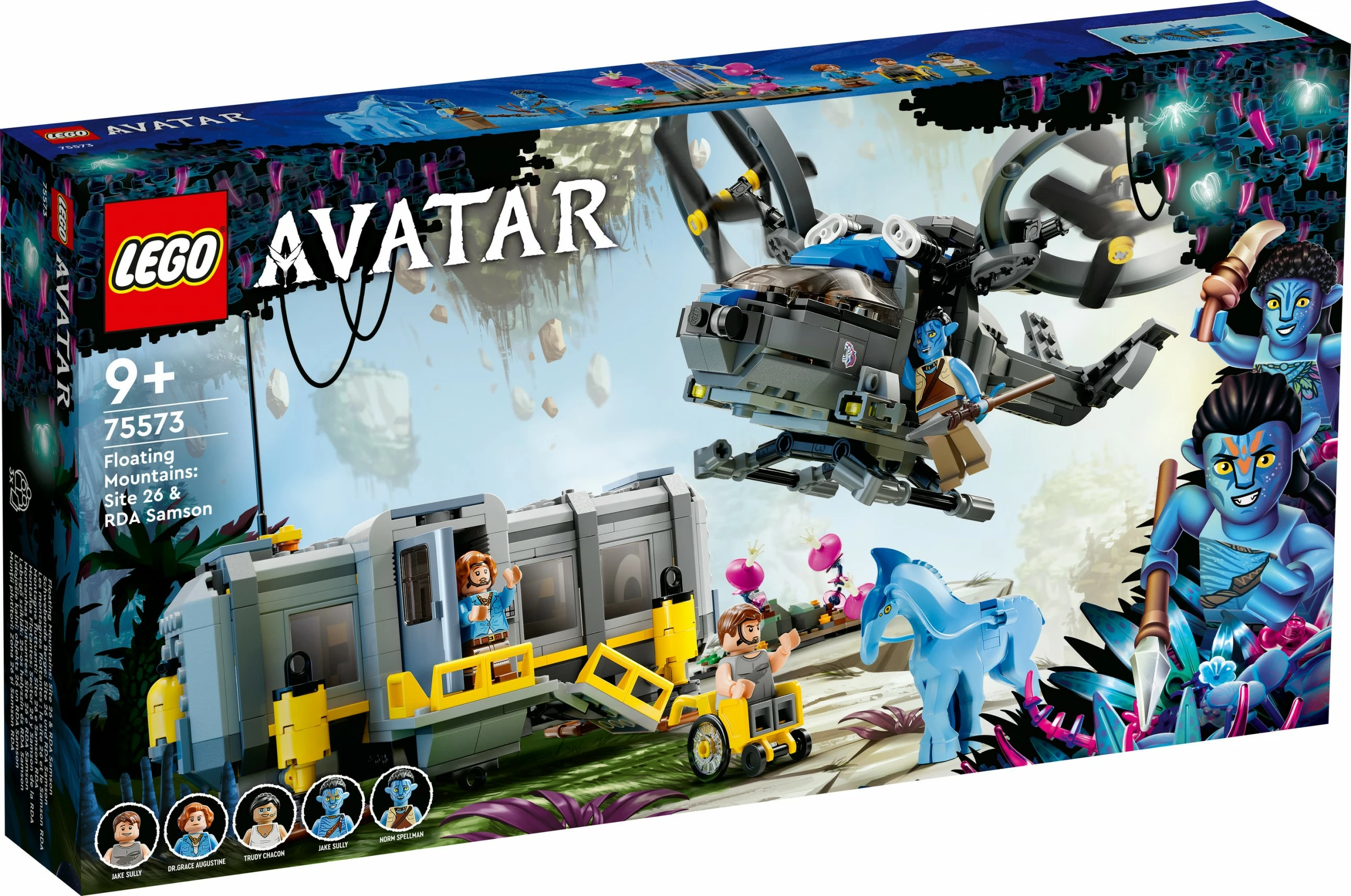 Set për ndërtim LEGO Avatar Floating Mountains: Site 26 & RDA Samson, 887 pjesë, Multikolor