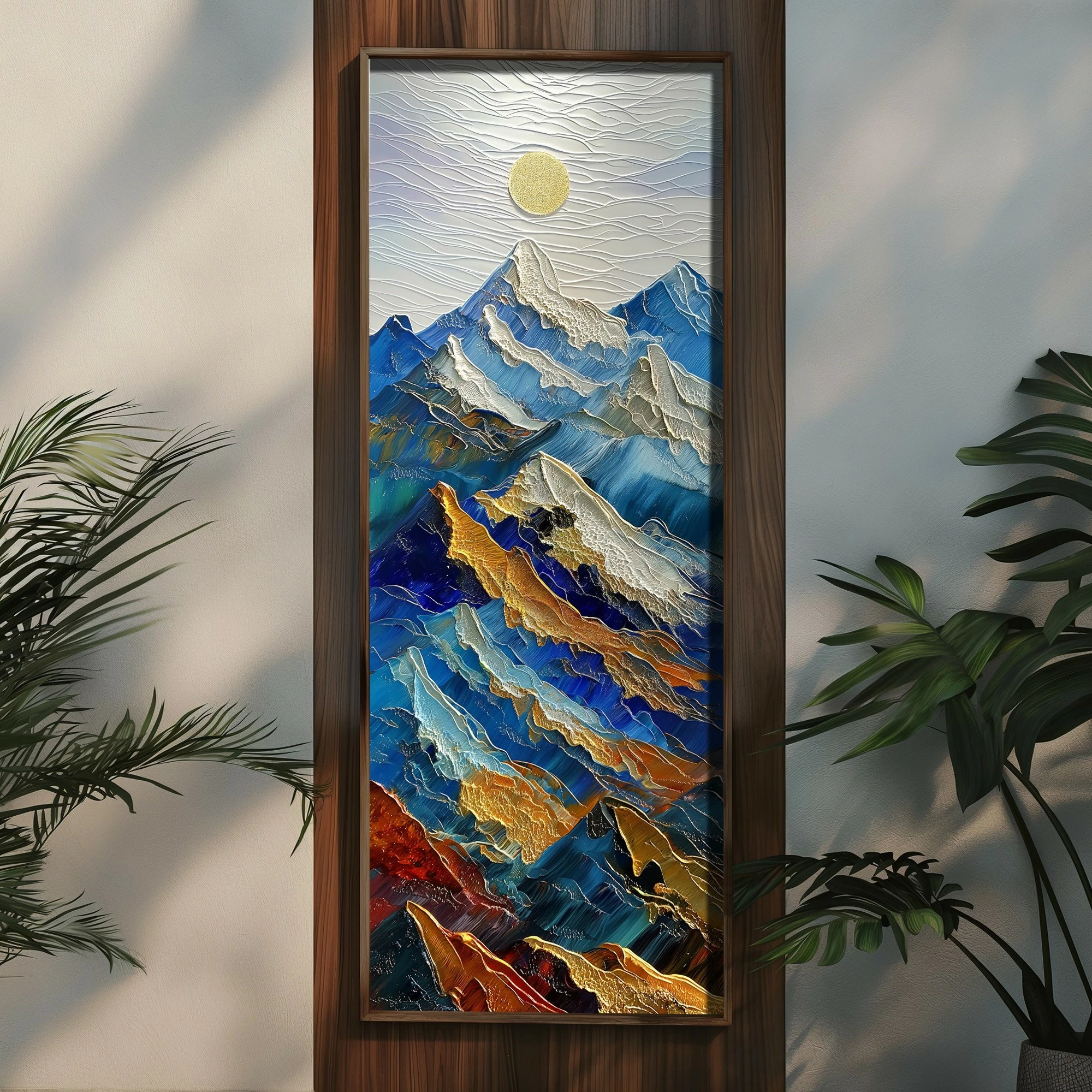 Pikturë dekorative me kornizë, MDF, shumëngjyrëshe, Wallity, LONG026-S/120-40