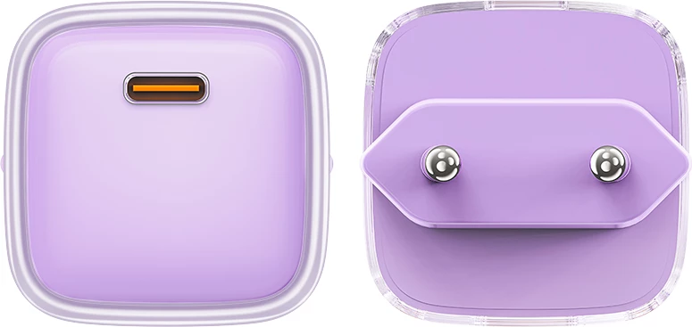 Karikues muri Acefast A53, 30W, GaN, USB-C, me ekran LED, vjollcë