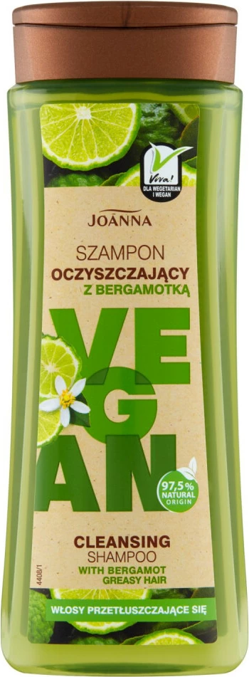 Shampon vegan pastrues për femra Joanna me bergamot, 300ml