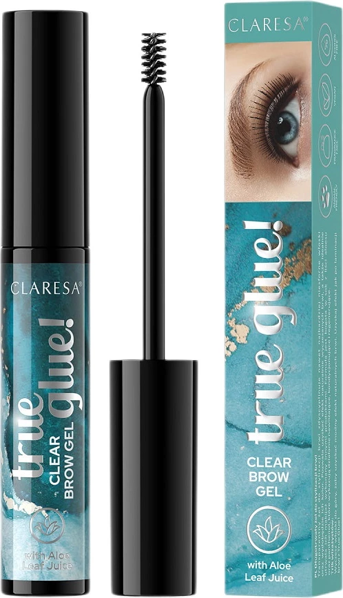 Xhel për vetulla Claresa True Glue! për femra Transparent 8g