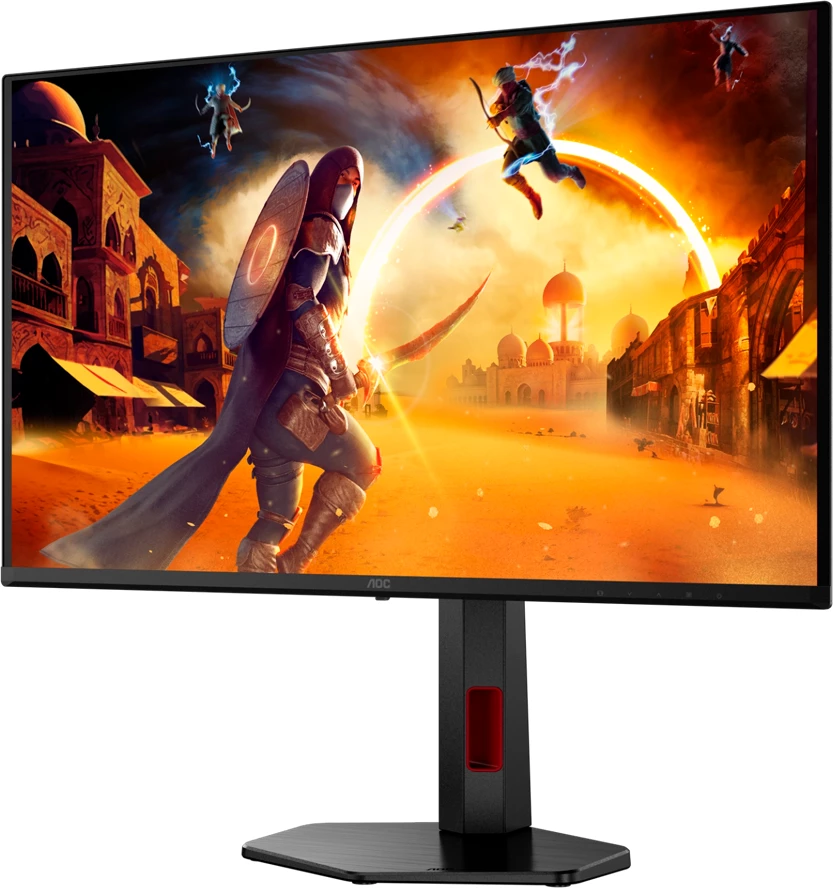Monitor gaming AOC Q27G4SDR 26.5\" QHD QD-OLED 360Hz 0.03ms HDR400 USB hub 2x HDMI 2.1 DP 1.4 Full Ergo, i zi