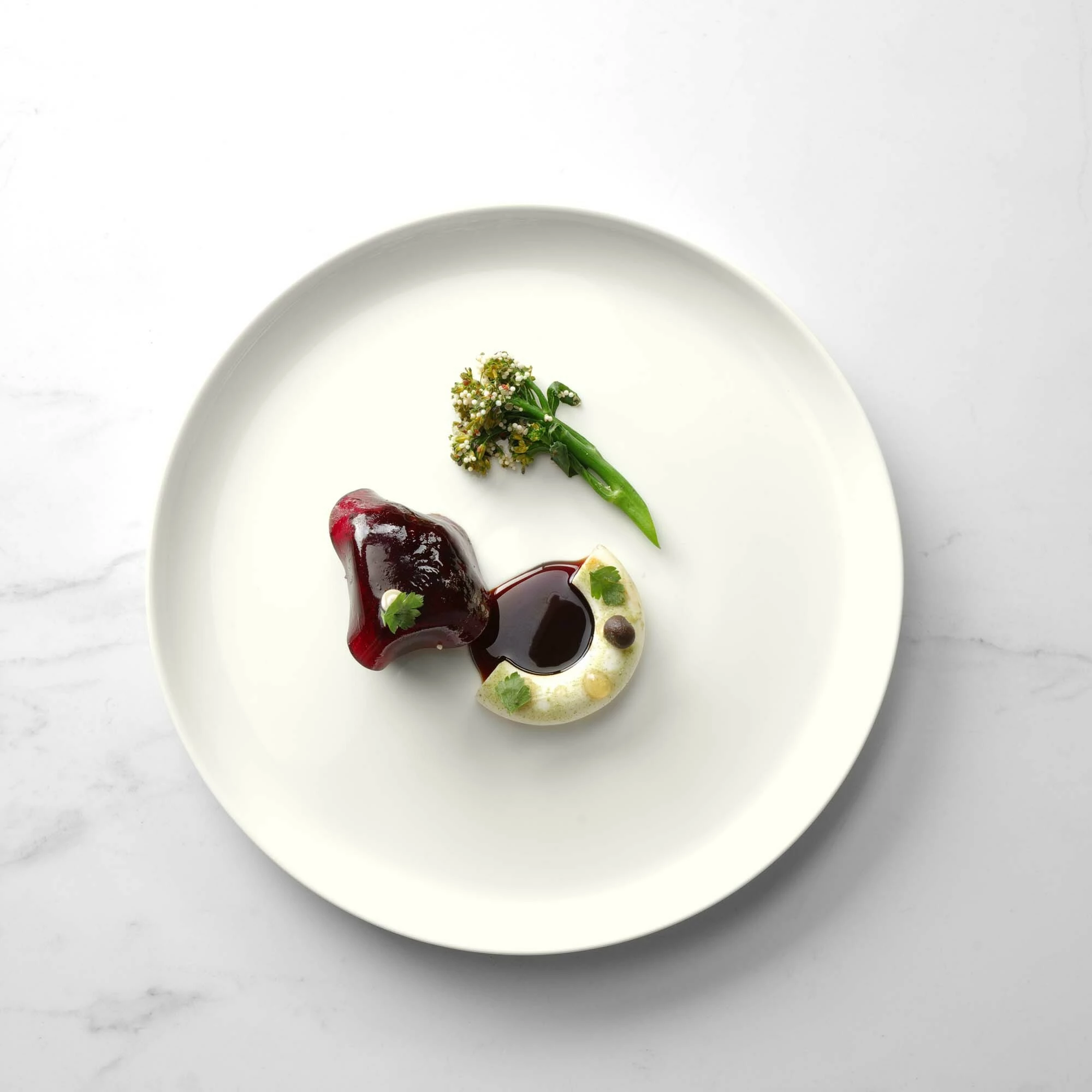 Pjatë e sheshtë Fine Dine Pure Crema Ø150 mm, krem, set 12 copë