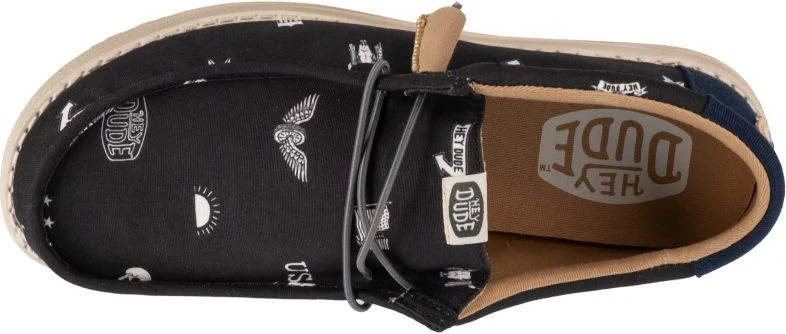 Atlete për meshkuj Hey Dude, të zeza