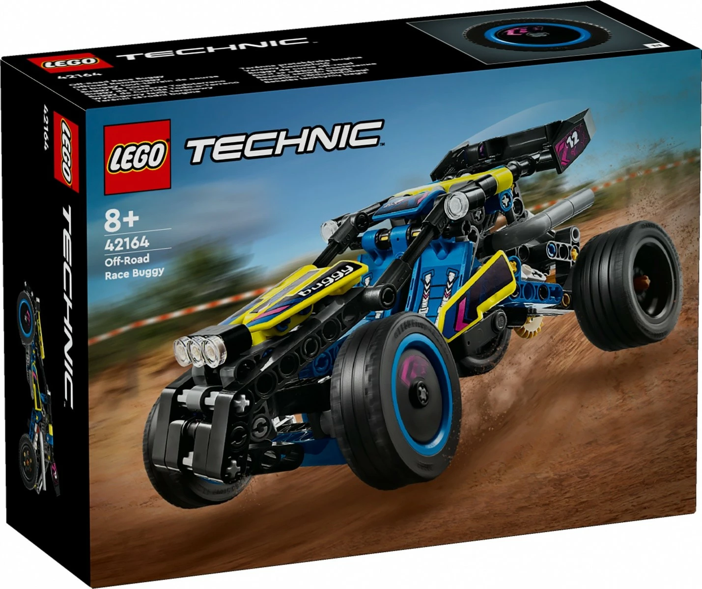 Set ndërtimi LEGO Technic 42164 Racing All-Terrain Rover, 219 pjesë, Blu