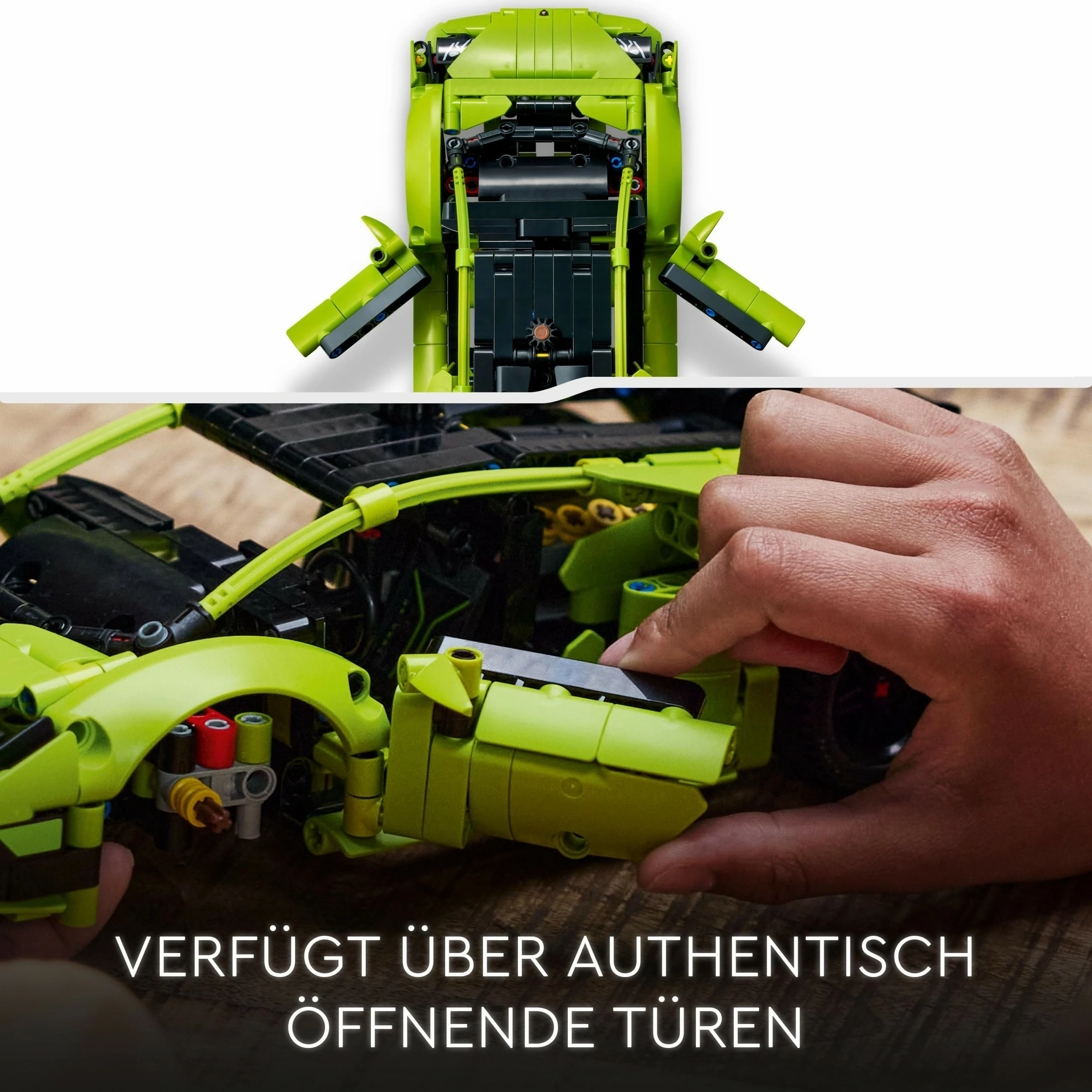Set ndërtimi LEGO Lamborghini Huracán Tecnica, 806 pjesë, shumëngjyrësh