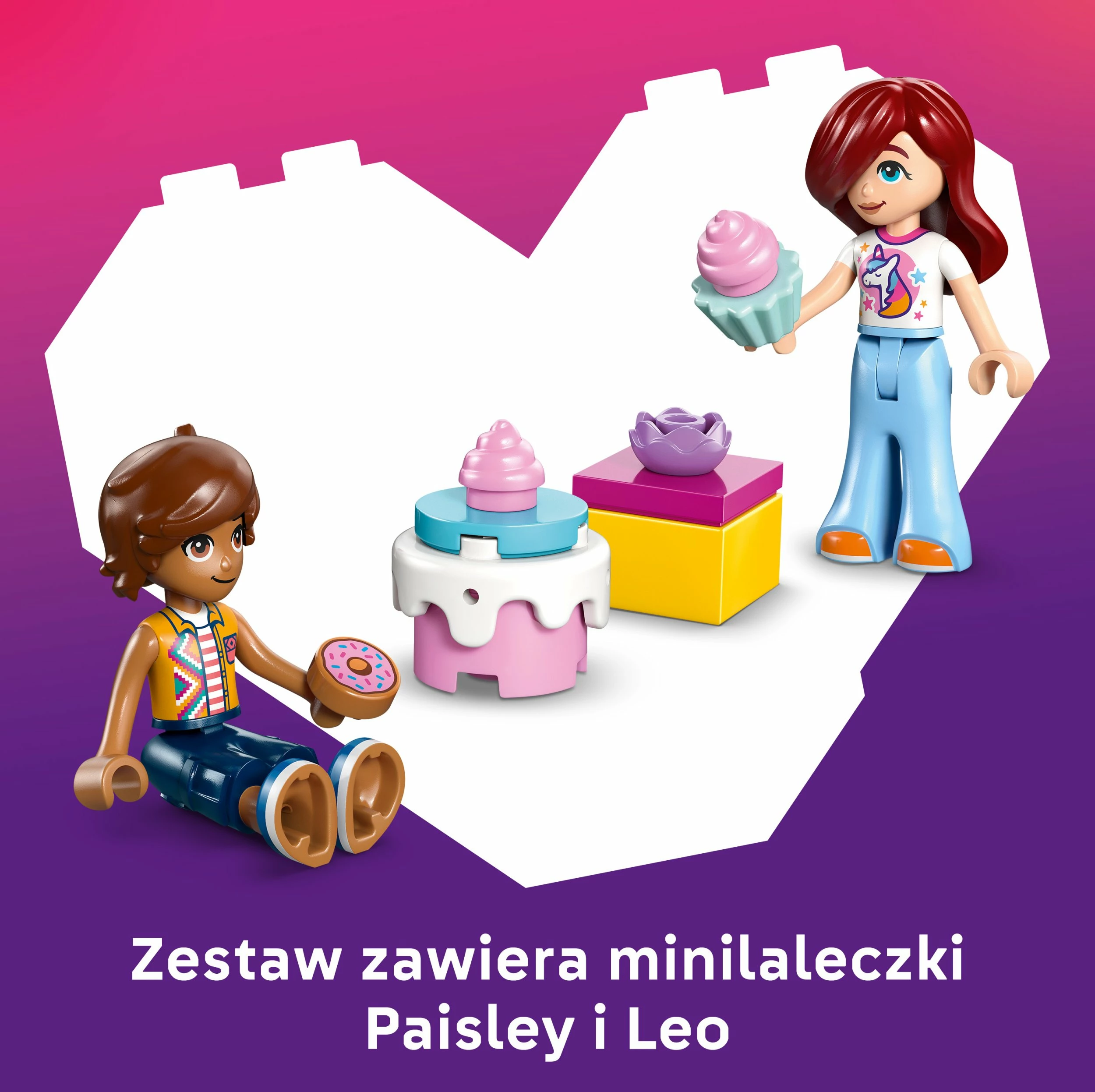 Set LEGO Friends Unicorn Cake Delivery 42675, 67 pjesë