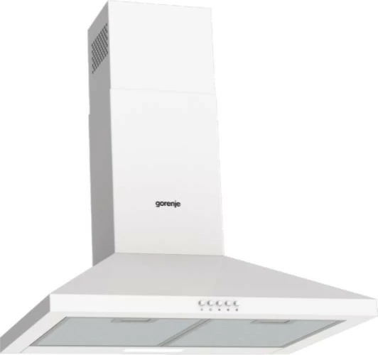Aspirator kuzhine, Gorenje, WHC629E4W, 60 cm, oxhak, 450 m³/h, 3 shpejtësi, LED, e bardhë