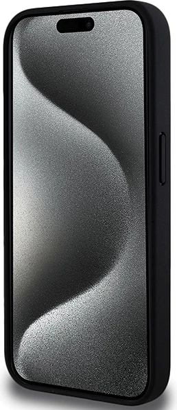 Mbështjellës BMW Perforated Tricolor Line për iPhone 15 Pro Max, i zi