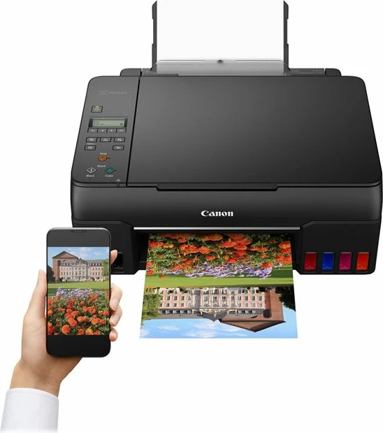 Printer multifunksional Canon PIXMA G640, inkjet, 6-bojë, Wi-Fi, i zi