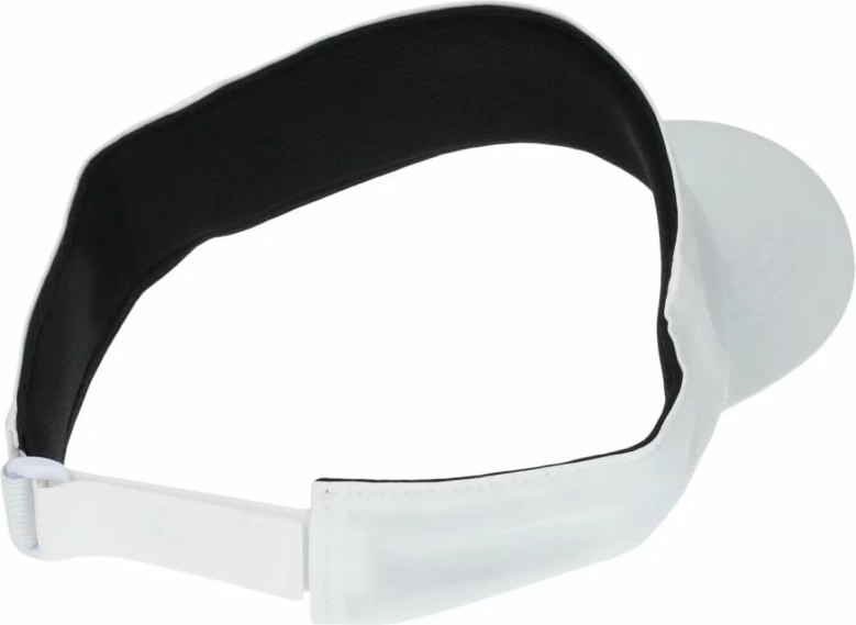 Kapelë visor Asics për meshkuj dhe fëmijë, e bardhë