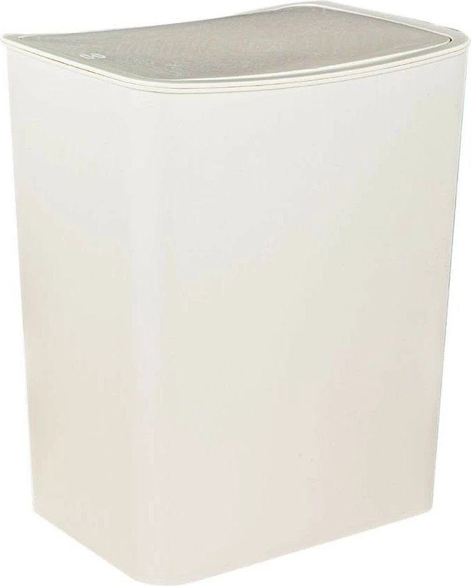 Kosh mbeturinash, ngjyrë krem, Hermia Concept, TRN-183-02, 22.5x16x27.5 cm, 10L