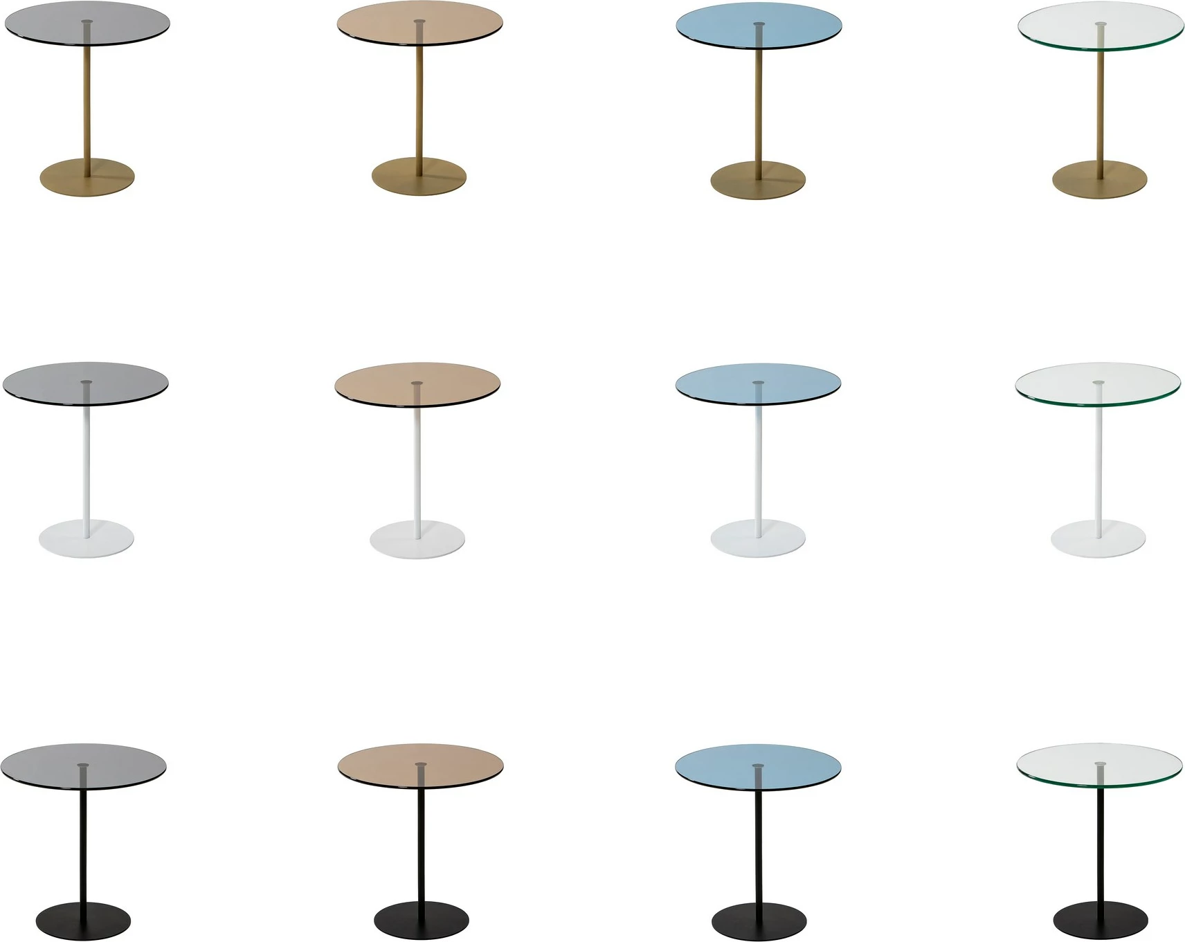 Tavolinë anësore Hanah Home, Chill-Out, e bardhë