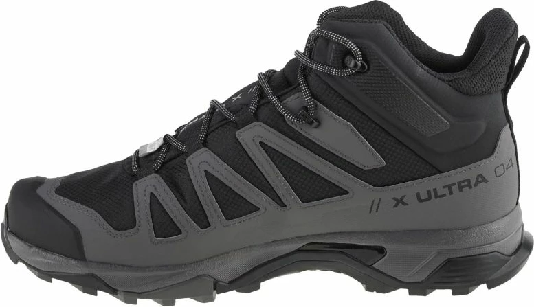 Atlete për meshkuj Salomon X Ultra 4 Mid Wide GTX, të zeza dhe gri [Madhësia: 45 1/3]