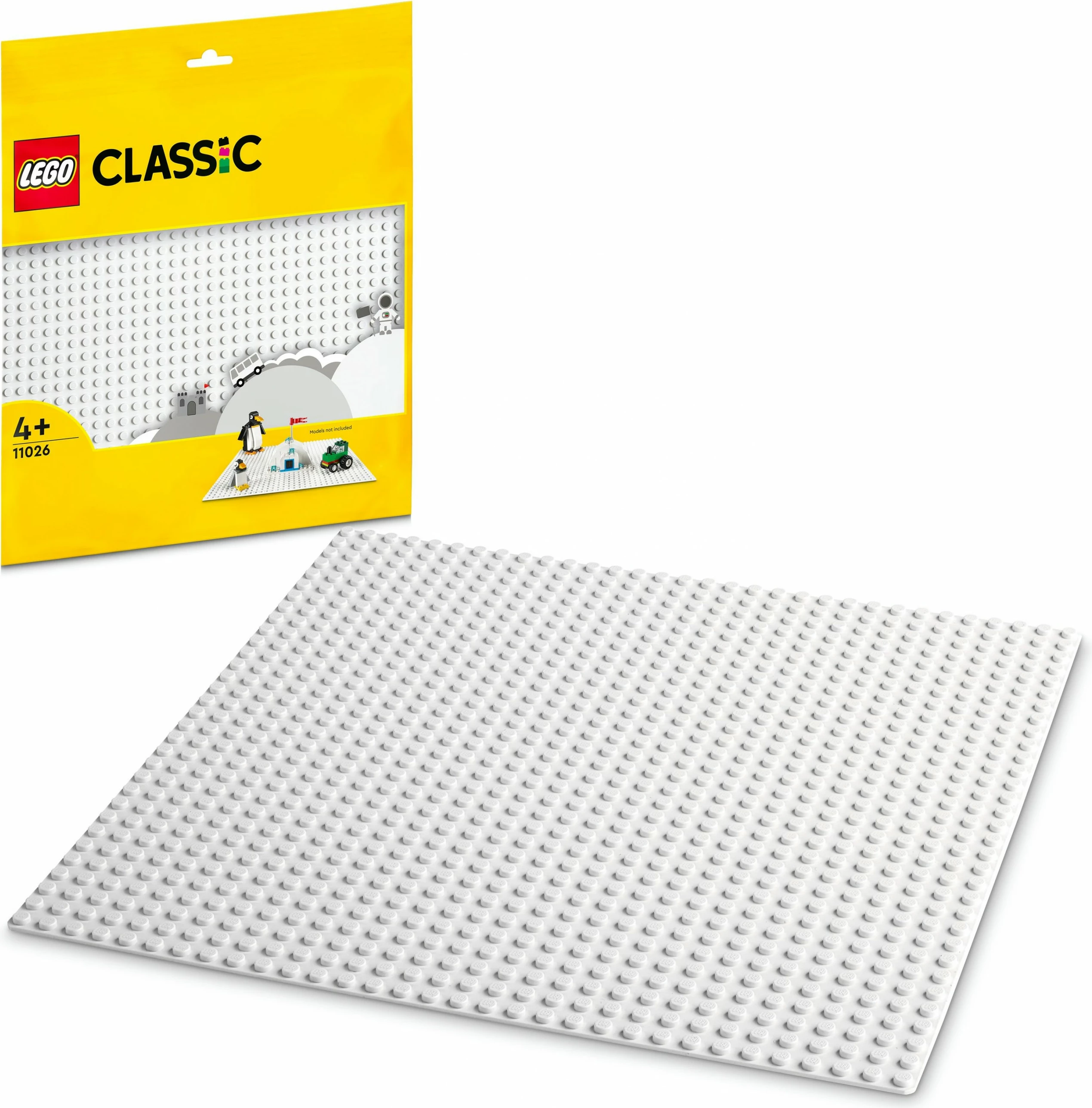 Set ndërtimi LEGO Classic White Baseplate, 32x32-stud, plastikë, shumëngjyrëshe