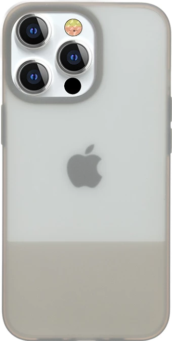 Mbështjellës Kingxbar Plain Series për iPhone 13 Pro, silikon, Gri