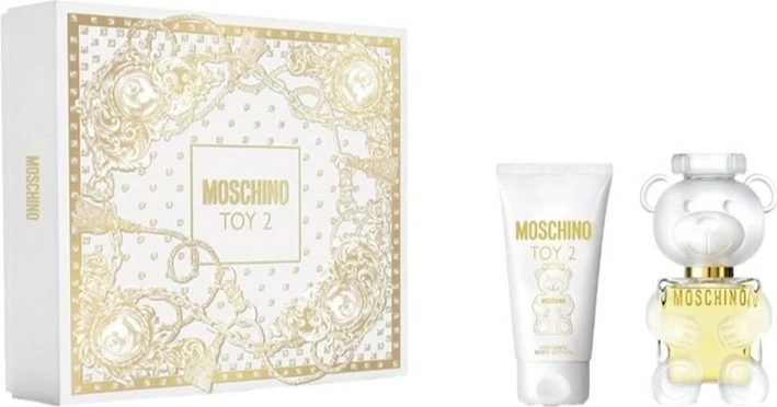 Set Eau de Parfum dhe balsam trupi Moschino Toy 2 për femra, 30ml + 50ml