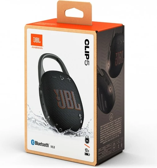 Altoparlant JBL Clip 5, 7W, Bluetooth, i zi, ultra-portabil, IP67