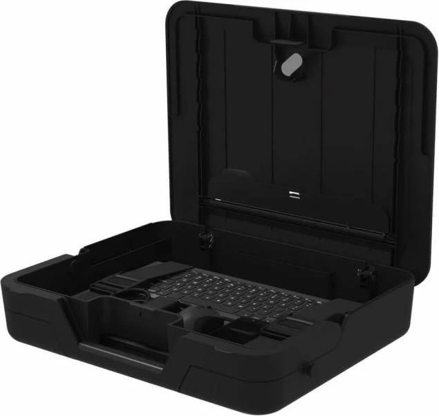 Çantë laptopi Fellowes Breyta MPN 100016564, 14", 2-në-1 me stand të integrum, 5 pozita lartësie, e zezë