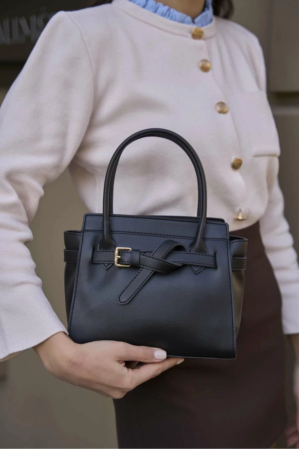 Çantë dore Zoozie, e zezë, MK1020225SV10-001