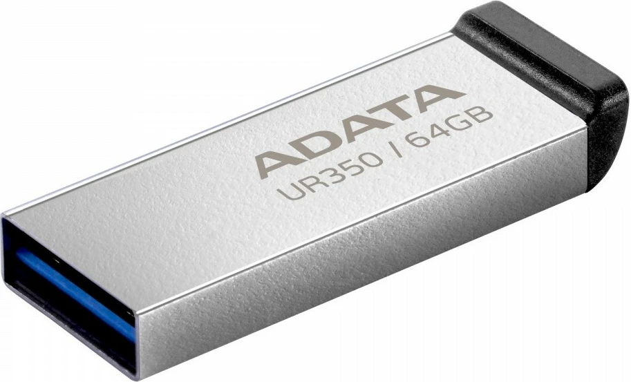 Pendrive Adata UR350, 64GB, USB 3.2 Gen1, Metal, e zezë