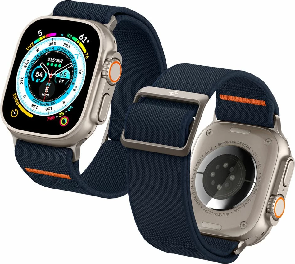 Rrip najloni për Apple Watch Spigen Fit Lite Ultra, 42/44/45/49 mm, Blu