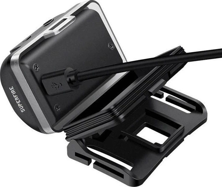 Llambë koke Superfire HL07, 320lm, USB, e zezë