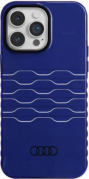 Mbështjellës Audi IML MagSafe për iPhone 14 Pro Max, Blu