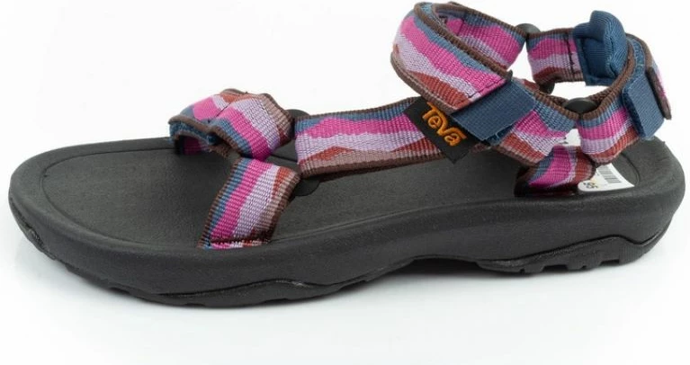Sandale për fëmijë Teva, të zeza/rozë