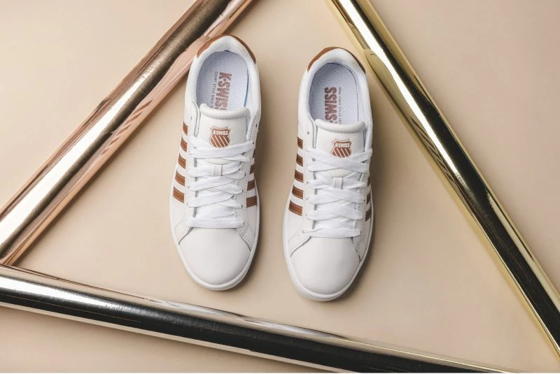 Këpucë femra K-Swiss, të bardha