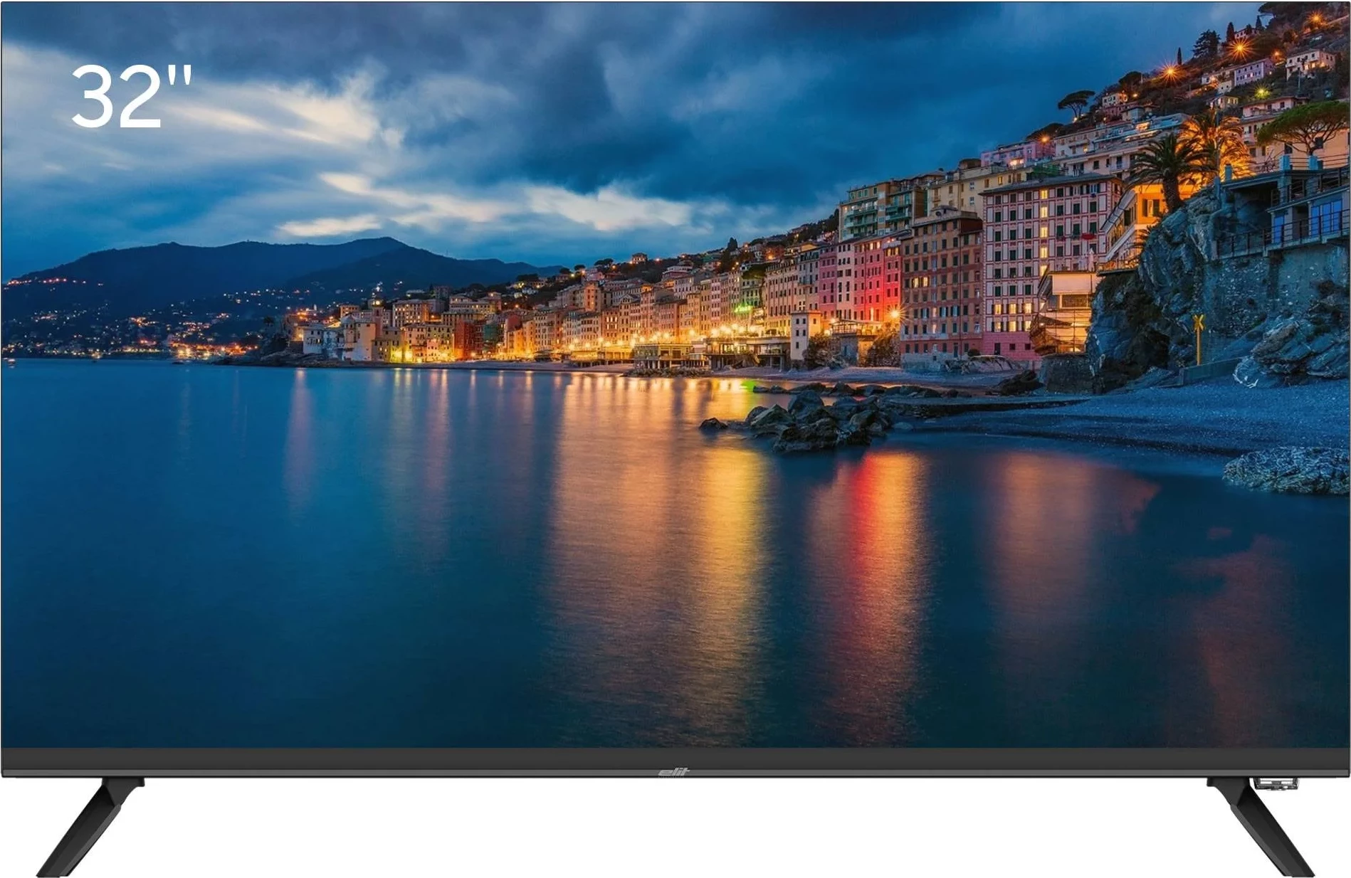 Televizor LED, Elit L-32024ST2, 32", HD Ready, 3x HDMI, 2x USB, DVB-T2/S2/C