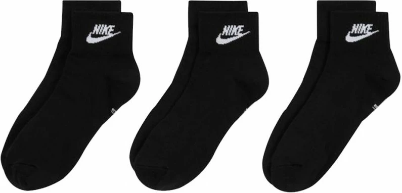 Çorape për stërvitje dhe stil jetese Nike Nsw Everyday Essential AN, të zeza