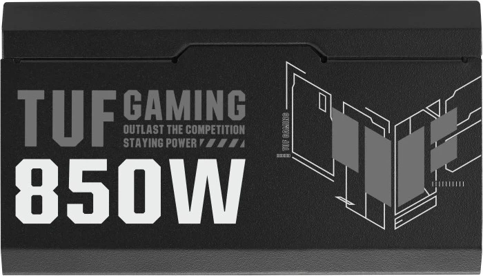 Furnizimi me energji ASUS TUF Gaming 850W Gold, 24-pin ATX, ATX, e Zezë