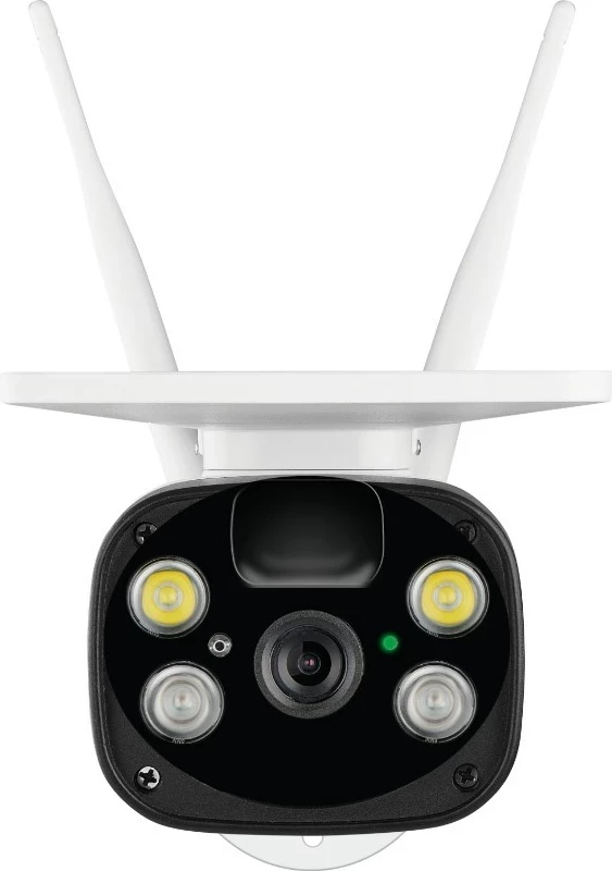 Kamerë sigurie wireless Omajin OSC-01-EU, solar, Bardhë, Zi