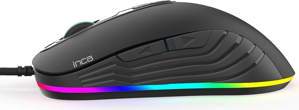 Maus gaming Inca IMG-348, 3200 DPI, 7 butona, USB, i zi