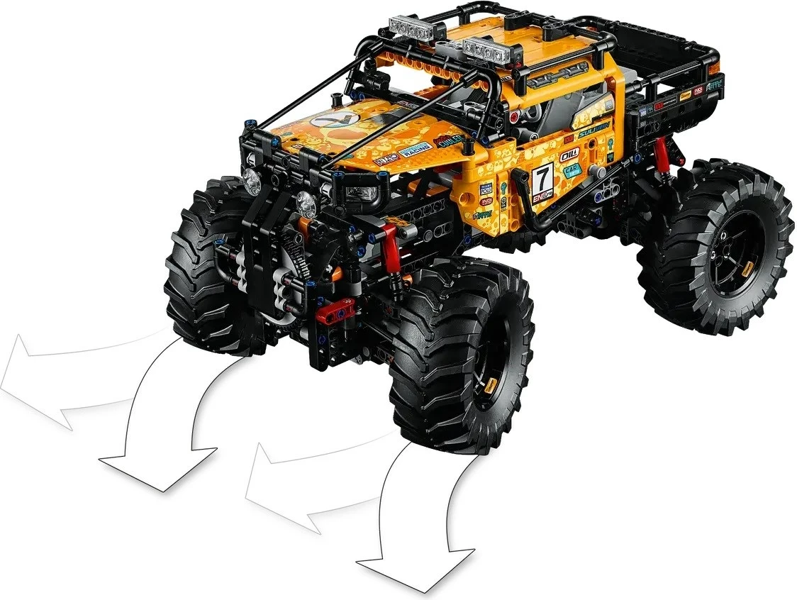 Set LEGO Technic 4X4 X-treme Off-Roader 42099, Portokalli