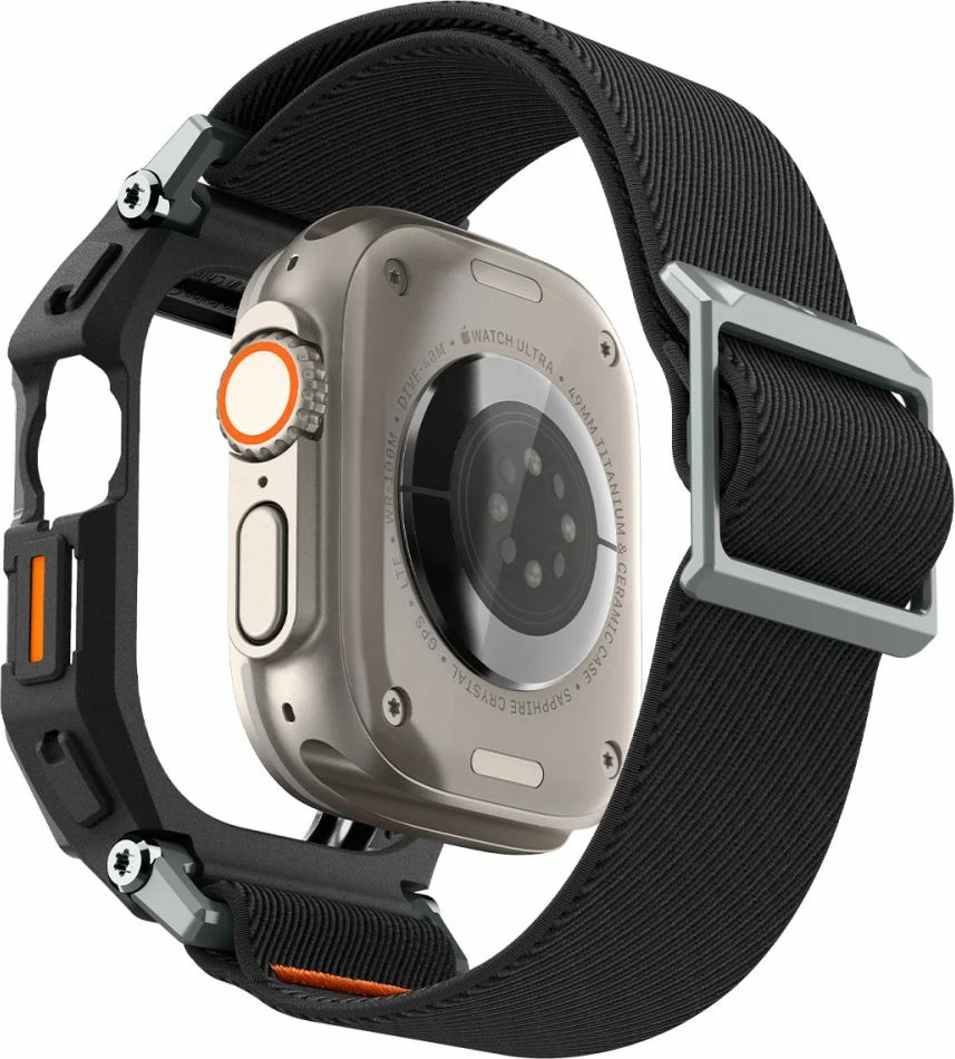 Mbështjellës Spigen Lite Fit Pro me rrip për Apple Watch Ultra 1/2 (49mm), Matte Black