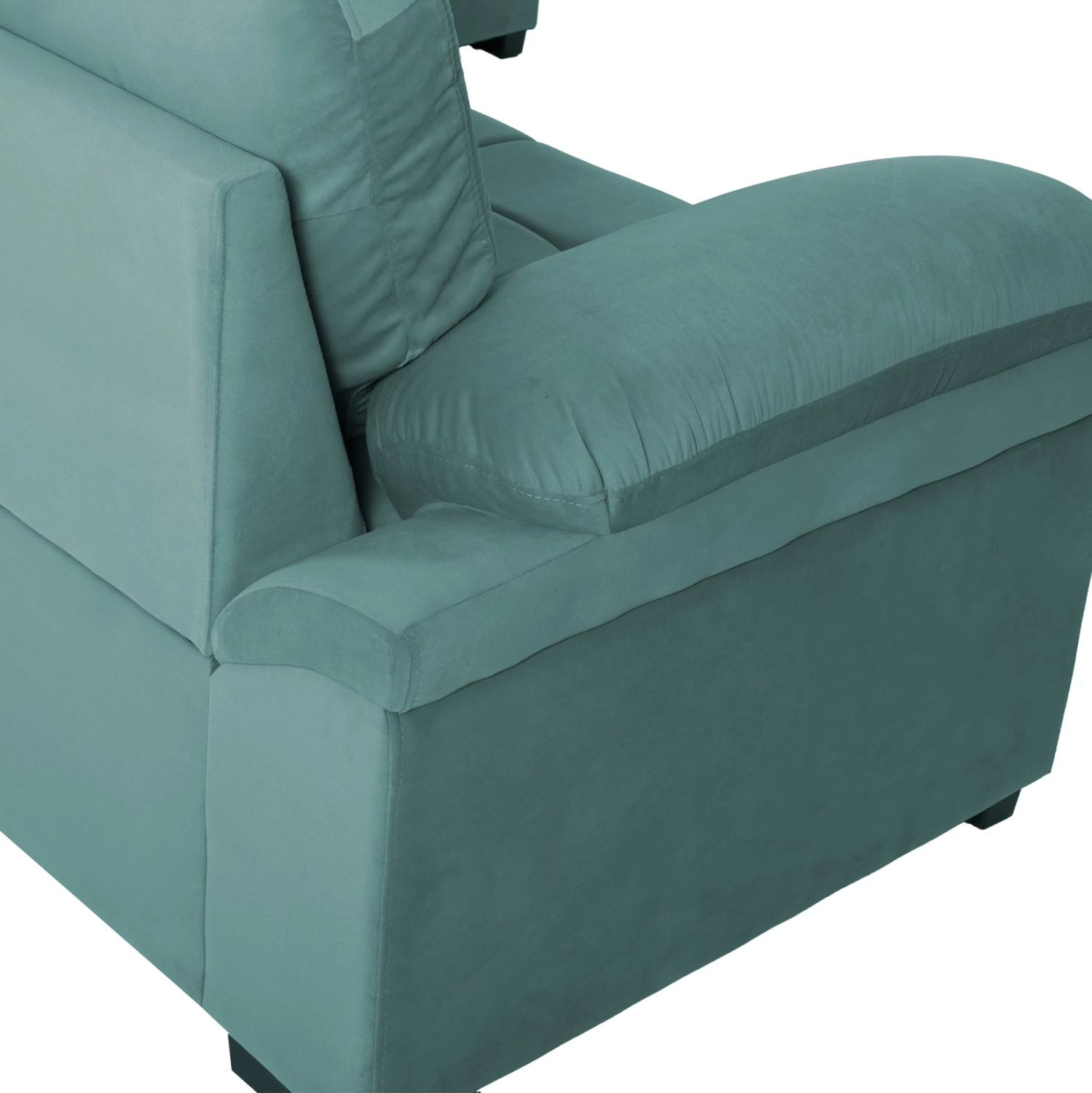 Kënd divani JADE FH3144.04R kadife jeshile deti 250x80-180x73-88Hcm