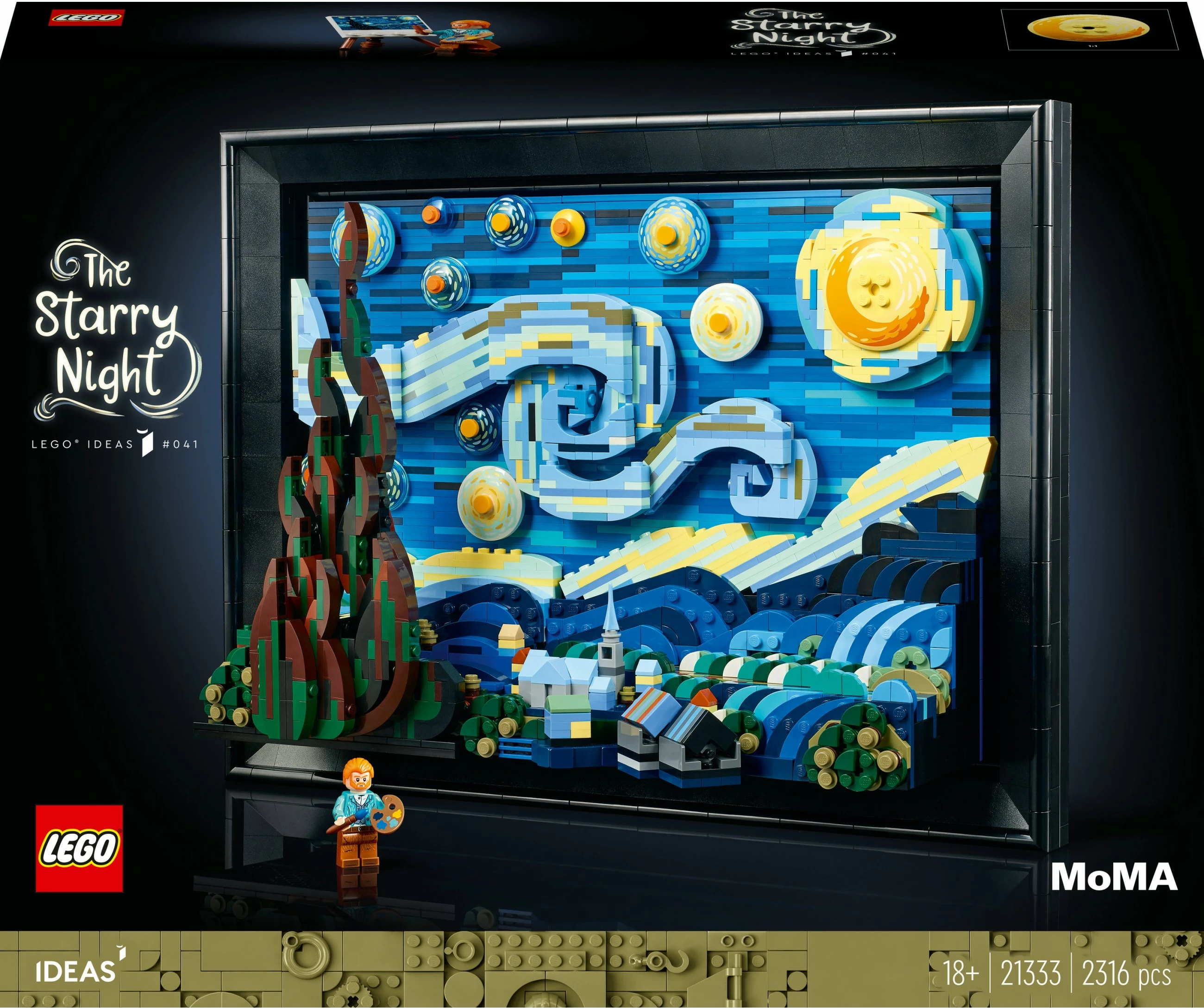 Set LEGO Ideas Starry Night 21333, 2316 pjesë