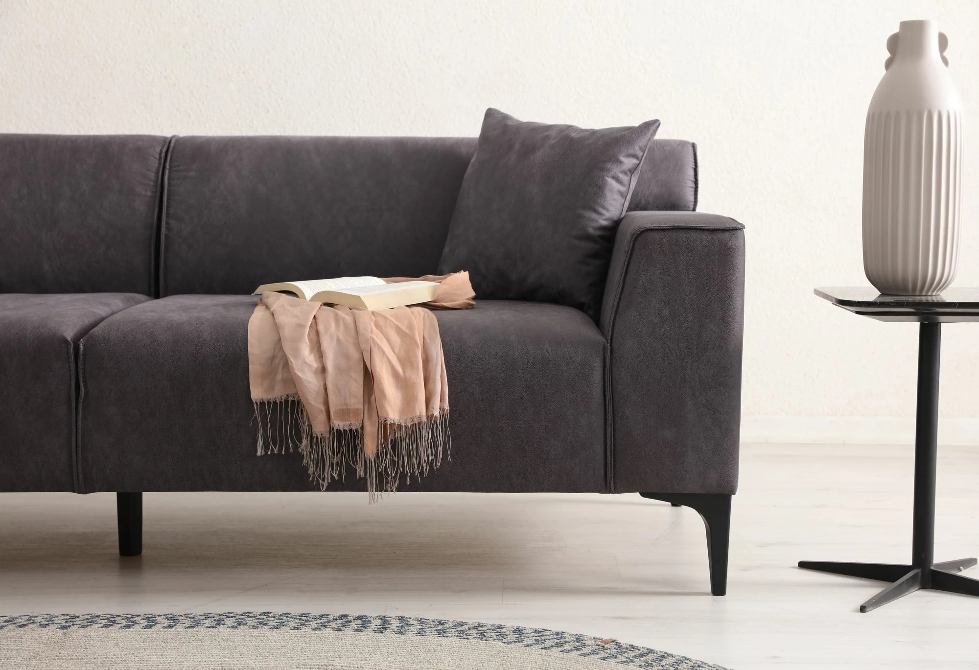 Divan treshe Atelier del Sofa, New Petra 3, antracit