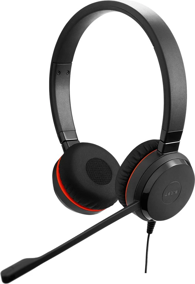 Kufje Jabra Evolve 20 SE me mikrofon, me kabllo, USB Type-C/Type-A, e zezë