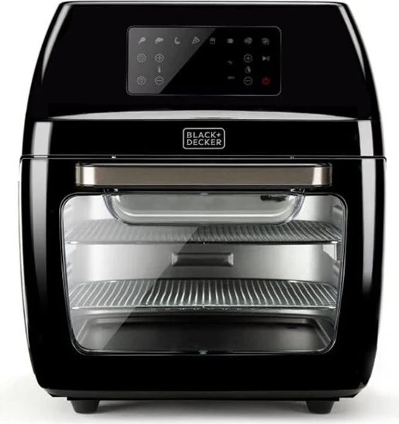 Fritezë me ajër & furrë Black+Decker BXAFO1200E, 1700W, e zezë 