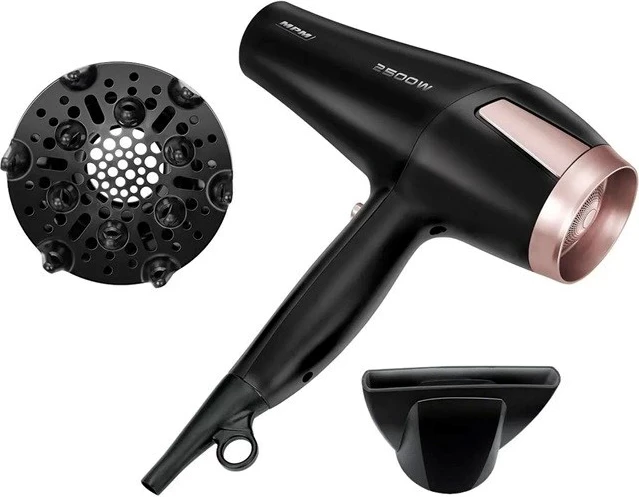 Tharëse flokësh MPM MSW-24, 2500 W, e zezë/rozë