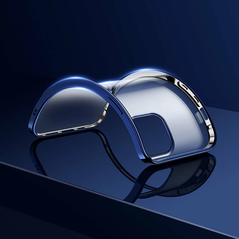 Mbështjellës Joyroom New Beautiful Series për iPhone 12 Pro Max, JR-BP796, i hollë, kornizë e galvanizuar, Gjelbër