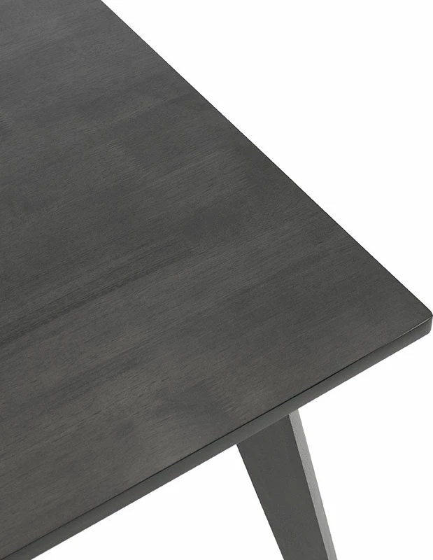Tavolinë me karrige Benson mdf - venner, ngjyrë gri rustike, 150x90x75cm