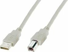 Kabllo USB Digitus AK-300102-018-E USB-A në USB-B 1.8 m USB 2.0, bezhë