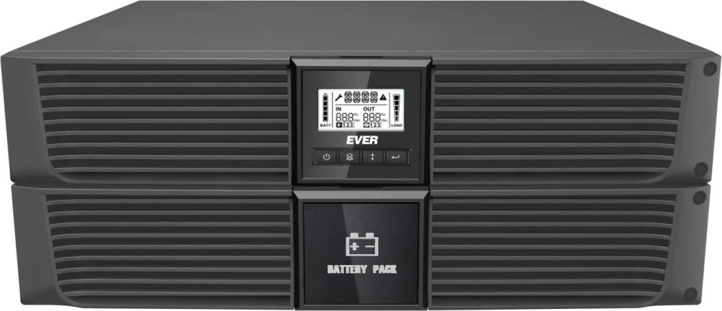 Kasë UPS EVER NETLINE RT 1000 T/NETLRT-001K00/00, 1000 VA, 900 W, e zezë