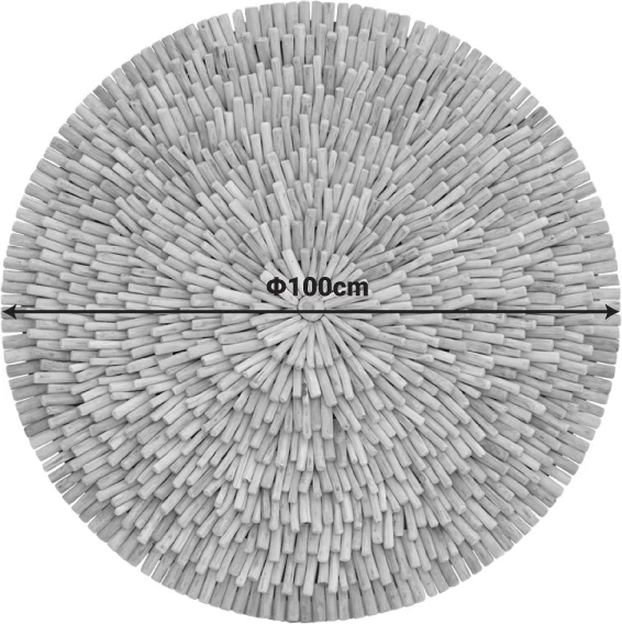Dekor muri Decofy, dru drift natyral, D100x5cm