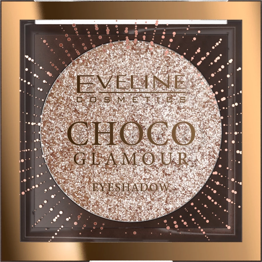 Hije për sy topper Eveline Cosmetics Choco Glamour Shiny, 3g